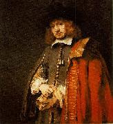 Jan Six (1618-1700), painted in 1654, aged 36.